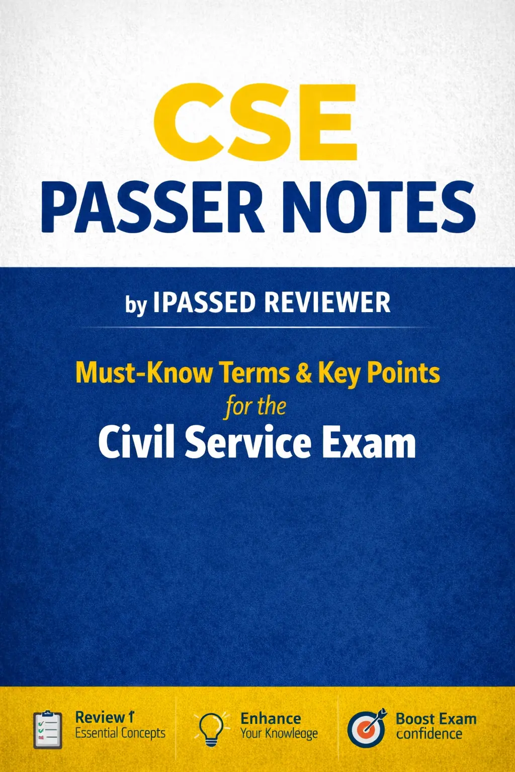 CSE Passer Notes