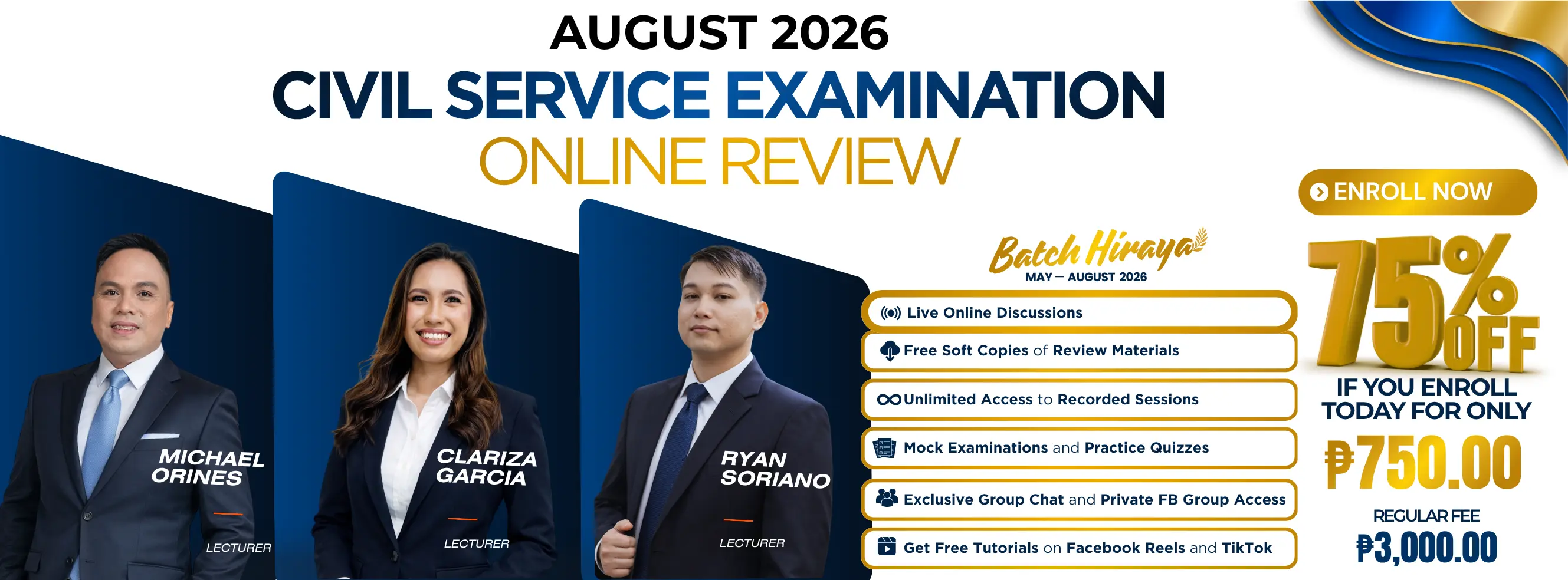 iPassed Review Center hero banner